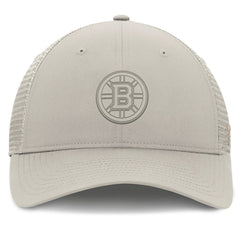 NHL Tan Boston Bruins Fanatics Women's Authentic Pro Road Trucker Adjustable Hat