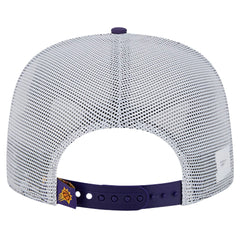 NBA Phoenix Suns Puff Print Team Code A-Frame 9FIFTY Trucker Snapback Hat