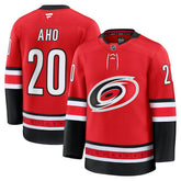 NHL Red Sebastian Aho Carolina Hurricanes Fanatics Alternate Premium Jersey