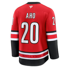 NHL Red Sebastian Aho Carolina Hurricanes Fanatics Alternate Premium Jersey