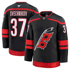 NHL Black Andrei Svechnikov Carolina Hurricanes Fanatics Home Premium Jersey