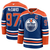 NHL Royal Connor McDavid Edmonton Oilers Fanatics Home Premium Jersey