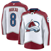 NHL White Cale Makar Colorado Avalanche Fanatics Away Premium Jersey