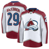 NHL White Nathan MacKinnon Colorado Avalanche Fanatics Away Premium Jersey
