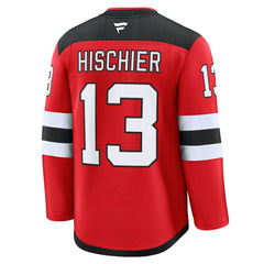 NHL Red Nico Hischier New Jersey Devils Fanatics Home Premium Jersey