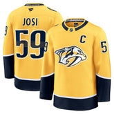NHL Yellow Roman Josi Nashville Predators Fanatics Home Premium Jersey