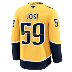 NHL Yellow Roman Josi Nashville Predators Fanatics Home Premium Jersey