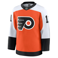 NHL Burnt Orange Travis Konecny Philadelphia Flyers Fanatics Home Premium Jersey