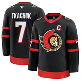 NHL Black Brady Tkachuk Ottawa Senators Fanatics Home Premium Jersey