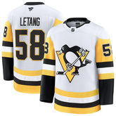 NHL White Kris Letang Pittsburgh Penguins Fanatics Premium Jersey