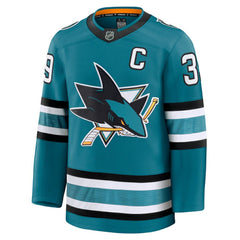 NHL Teal Logan Couture San Jose Sharks Fanatics Home Premium Jersey