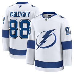 NHL White Andrei Vasilevskiy Tampa Bay Lightning Fanatics Away Premium Jersey