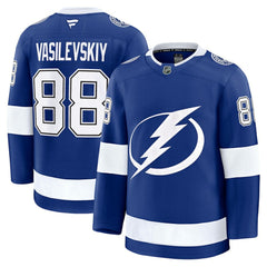 NHL Blue Andrei Vasilevskiy Tampa Bay Lightning Fanatics Home Premium Jersey