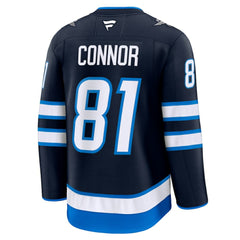 NHL Navy Kyle Connor Winnipeg Jets Fanatics Home Premium Jersey