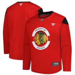 NHL Red Chicago Blackhawks Fanatics Practice Jersey