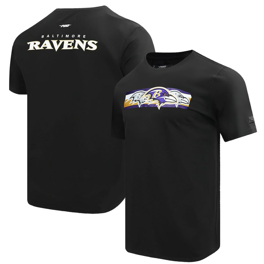 Pro Standard Retro Striper T-Shirt - Baltimore Ravens