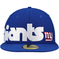 Checkered Undervisor 59FIFTY Fitted Hat - New York Giants
