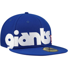 Checkered Undervisor 59FIFTY Fitted Hat - New York Giants