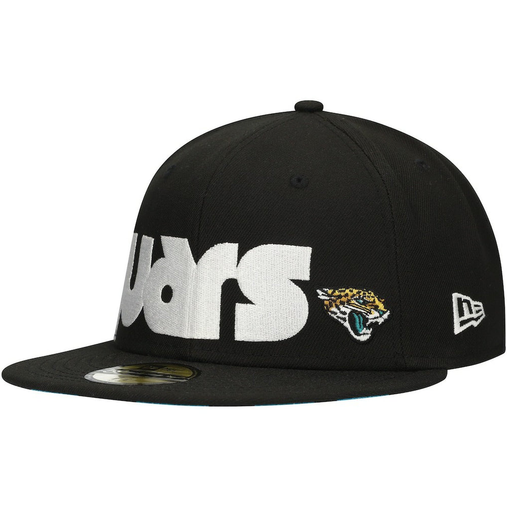 Checkered Undervisor 59FIFTY Fitted Hat - Jacksonville Jaguars