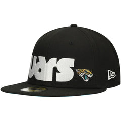 Checkered Undervisor 59FIFTY Fitted Hat - Jacksonville Jaguars