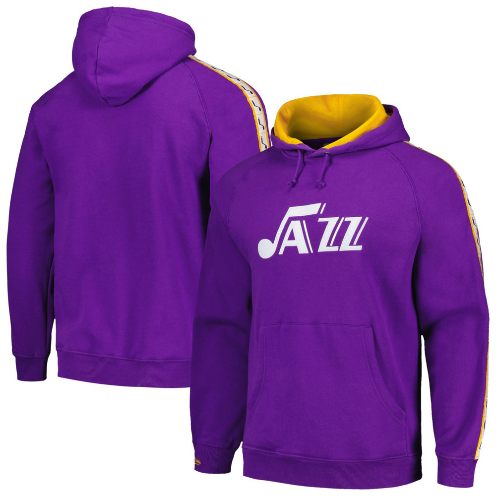 NBA Utah Jazz Hardwood Classics Nights Raglan Pullover Hoodie