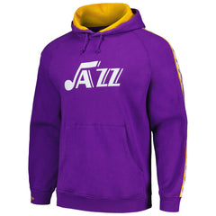 NBA Utah Jazz Hardwood Classics Nights Raglan Pullover Hoodie