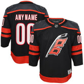 NHL Black Carolina Hurricanes Youth Home Premier Custom Jersey