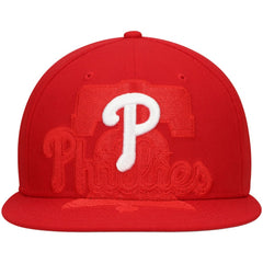 MLB Philadelphia Phillies New Era Shadow Logo 59FIFTY Fitted Hat