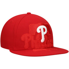 MLB Philadelphia Phillies New Era Shadow Logo 59FIFTY Fitted Hat