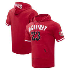 Christian McCaffrey Pro Standard Player Name & Number Hoodie T-Shirt - San Francisco 49ers