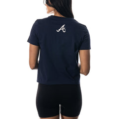 MLB Atlanta Braves The Wild Collective Women's Twist Front T-Shirt
