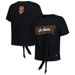 MLB San Francisco Giants The Wild Collective Women's Twist Front T-Shirt