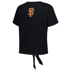 MLB San Francisco Giants The Wild Collective Women's Twist Front T-Shirt