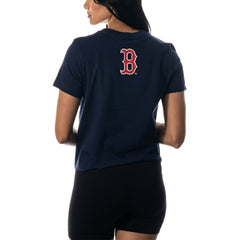 MLB Boston Red Sox The Wild Collective Women's Twist Front T-Shirt