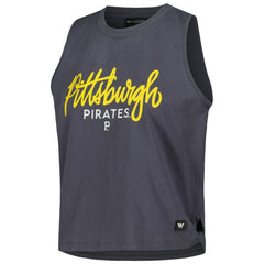 MLB Pittsburgh Pirates The Wild Collective Women's Side Knot Tank Top