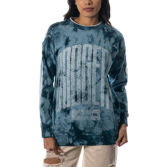 MLB Los Angeles Dodgers The Wild Collective Women's Overdyed Pullover Sweatshirt
