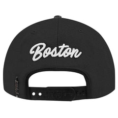 NHL Black Boston Bruins Pro Standard Paint the City Pinch Front Snapback Hat