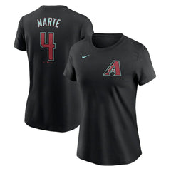 MLB Ketel Marte Arizona Diamondbacks Nike Women's 2024 Fuse Name & Number T-Shirt
