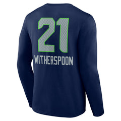 Devon Witherspoon Team Wordmark Player Name & Number Long Sleeve T-Shirt - Seattle Seahawks