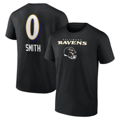 Roquan Smith Team Wordmark Player Name & Number T-Shirt - Baltimore Ravens