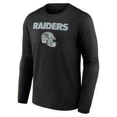 Tyree Wilson Team Wordmark Player Name & Number Long Sleeve T-Shirt - Las Vegas Raiders