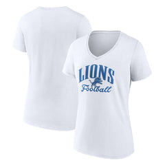 Women's Victory Script V-Neck T-Shirt - Detroit Lions