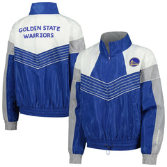 NBA Golden State Warriors The Wild Collective Women's Courtside Half-Zip Track Jacket sale