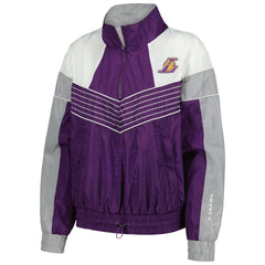 NBA Los Angeles Lakers The Wild Collective Women's Courtside Half-Zip Track Jacket