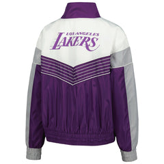NBA Los Angeles Lakers The Wild Collective Women's Courtside Half-Zip Track Jacket