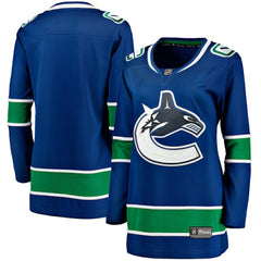 NHL Blue Vancouver Canucks Fanatics Women's Premier Breakaway Jersey