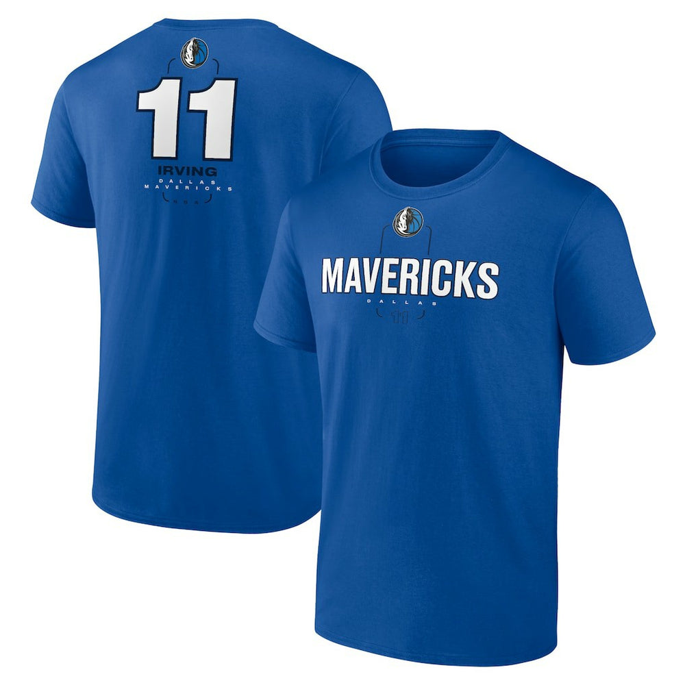 NBA Kyrie Irving Dallas Mavericks Behind The Back Name & Number T-Shirt sale