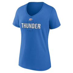 NBA Shai Gilgeous-Alexander Oklahoma City Thunder Women's Behind The Back Name & Number V-Neck T-Shirt