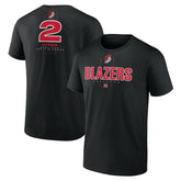 NBA Deandre Ayton Portland Trail Blazers Behind The Back Name & Number T-Shirt