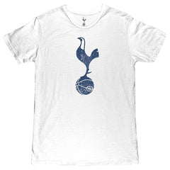 Tottenham Hotspur 1863FC Mono Crest Slub T-Shirt - White